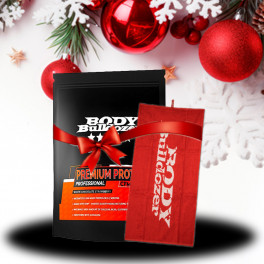 Karácsonyi csomag Premium Protein Professional 1000 g + Törölköző - BodyBulldozer