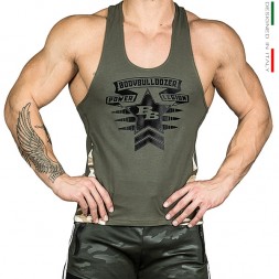 Atléta trikó POWER LEGION ELITE 112 zöld army - BodyBulldozer