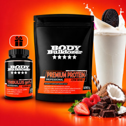 Premium Protein Professional 1000 g + Tribulus 90% 120 kaps - BodyBulldozer
