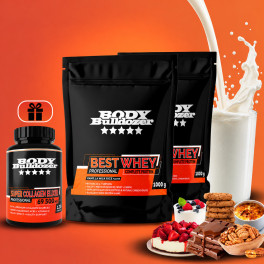 Best Whey Professional 2000 g + Super Collagen Elixir 120 kaps - BodyBulldozer