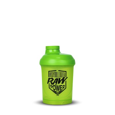 Shaker RAW POWER zöld 300 ml - BodyBulldozer